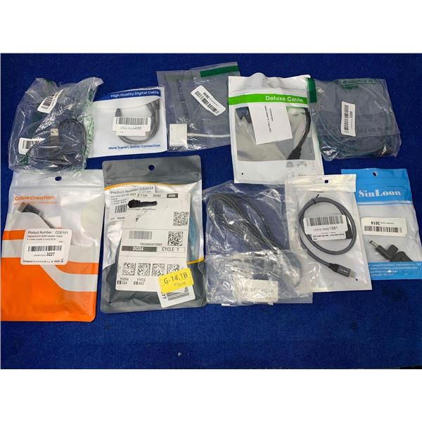 Lot of Assorted Cables