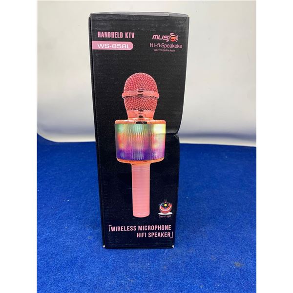 Handheld KTV Wireless Microphone with HiFi Speaker