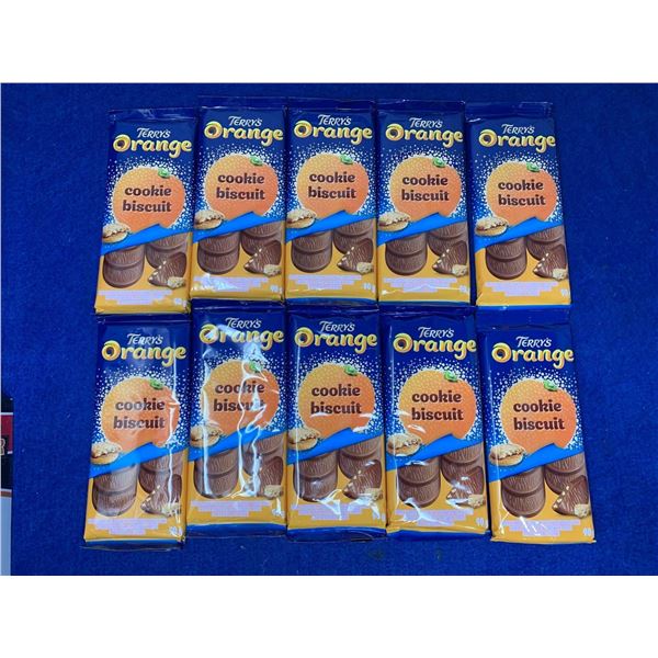 Terry's Orange Cookie Biscuit Candy Bars (10 x 90g)