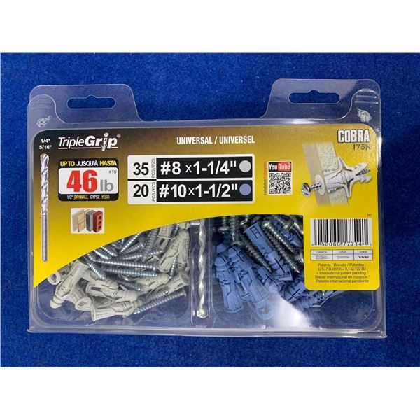 Triple Grip Universal Drywall System