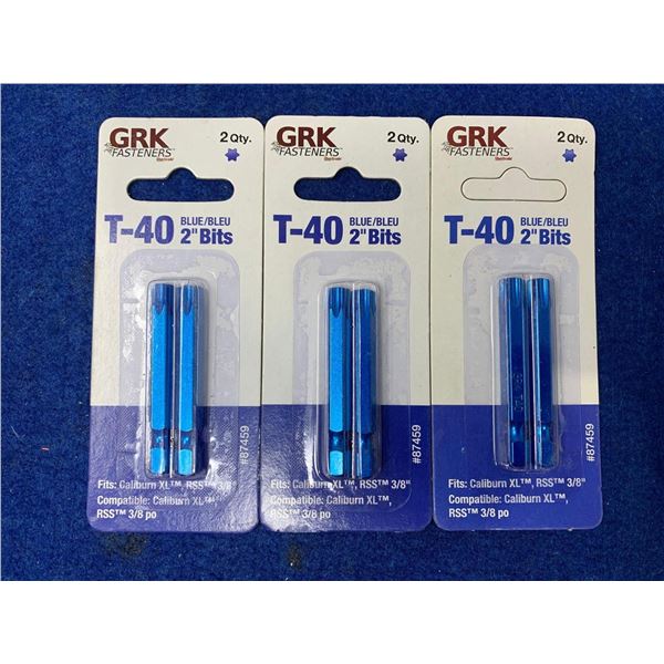 GRK Fasteners (3 x 2) T-40 2in Bits