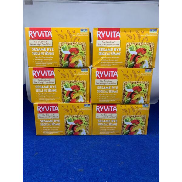 Ryvita Sesame Rye Crispbread (6 x 250g)