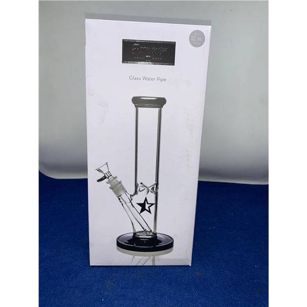 Famous Glass Water Pipe (12in)