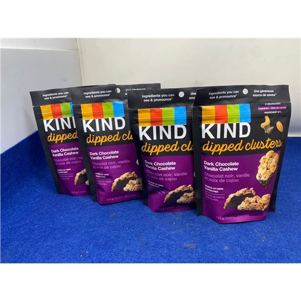 Kind Dipped Clusters-Dark Chocolate Vanilla Cashew (4 x 113g)