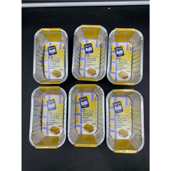 Small Foil Loaf Pans (6 x 5)