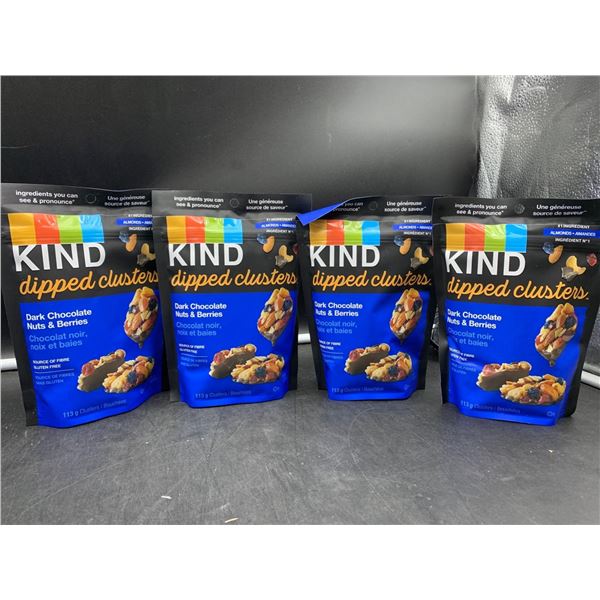 Kind Dipped Clusters-Dark Chocolate Nuts & Berries (4 x 113g)