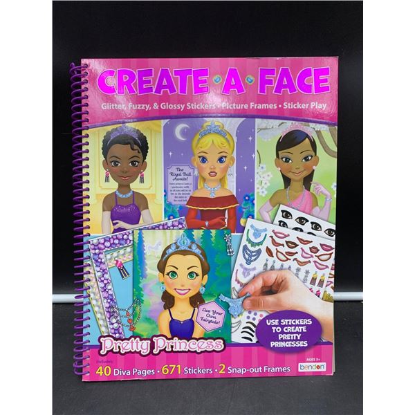 Create A Face Activity Book