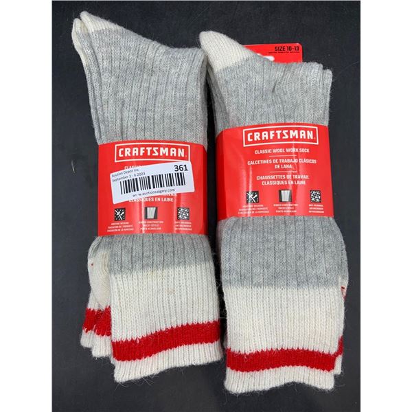 Craftsman Classic Wool Socks (size 10-13)