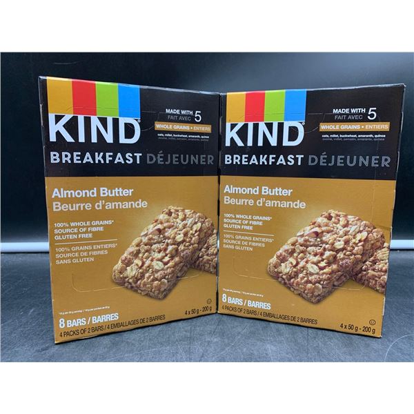 Kind Breakfast Almond Butter Bars (2 x 4 x 50g)