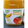 Image 2 : Grown Right Organic Mango Orange Juice (2 x 1.89L)