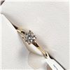 Image 3 : 10K Yellow Gold Moissanite(0.44ct) Ring (~Size 0) (~length 0 inches) (~weight 1.8g), Appraised Retai