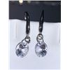 Image 1 : Set of Ladies Brilliant Cut Solitaire Dangle Earrings
