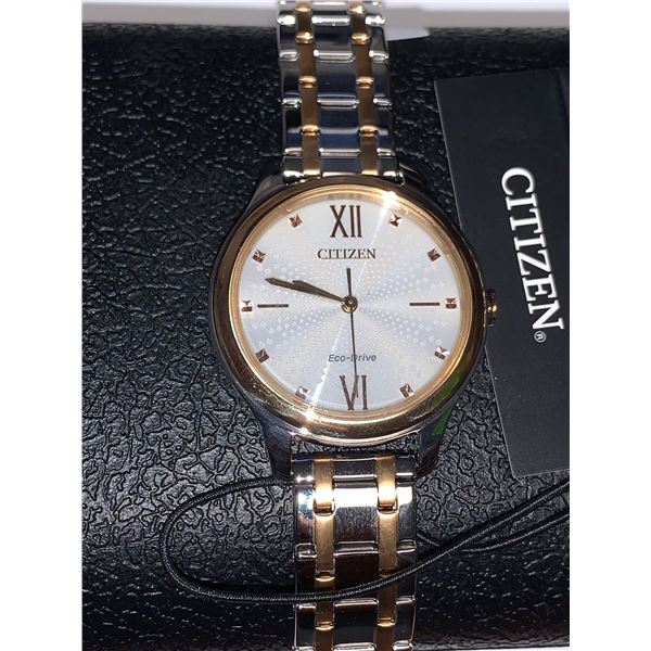 NEW Citizen Eco Drive Light Powered Ladies Wrist Watch in Box with paperwork