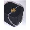Image 1 : Natural citrine & Tanzanite 12,75 Carat Multi Stone Tennis Bracelet .925 Silver with Appraisal Certi