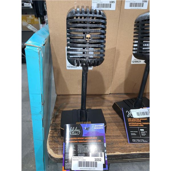 Holiday Living LED Lighted Spooky Microphone