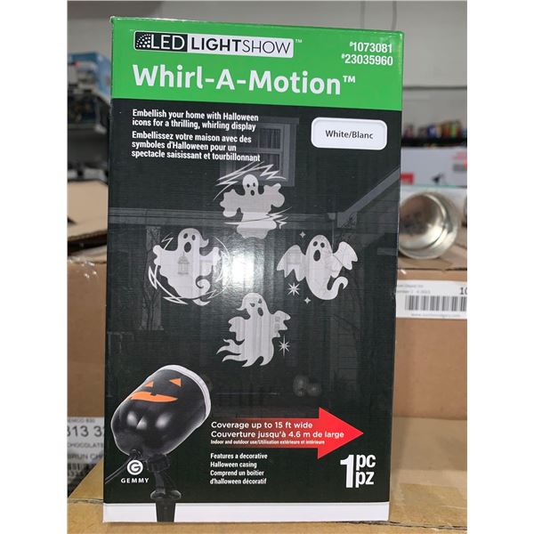 LED Light Show Whirl-A-Motion Projector