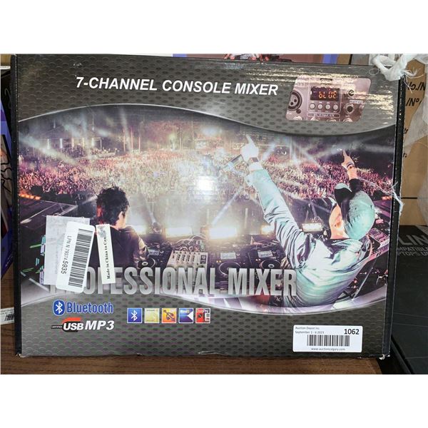 7-Channel Professional Console Mixer