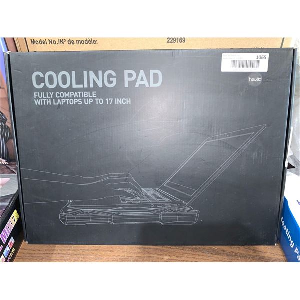 Cooling Pad Fully Compatible w/ Laptops up to 17"