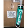 Image 2 : Tremco 830 Thermoplastic, Elastomeric Glass & Siding Sealant 20x300ml Dark Brown