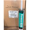 Image 2 : Tremco 830 Thermoplastic, Elastomeric Glass & Siding Sealant 20x300ml Slate Grey