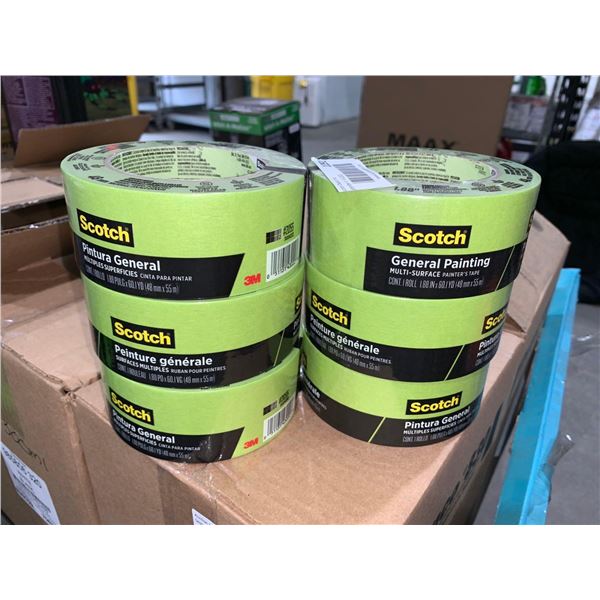 Scotch General Painting Multi-Surface Painter's tape 1.88"x60yd x 6