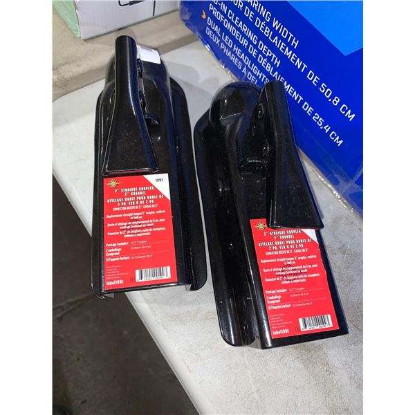 Trailer Carry On Corp 2" Straight Coupler 2" Channel  x 2