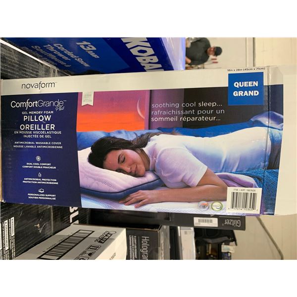 Comfort Grande Plus Gel Memory Foam Pillow Queen