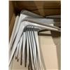 Image 5 : Case of White Shelf Brackets 7.25"x9.5"