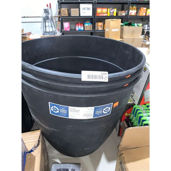 Lot of 3 The Ocean Series Large Planters