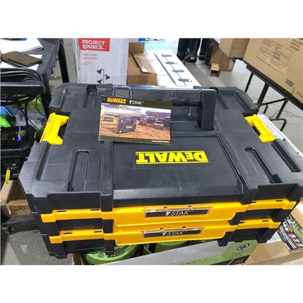 DeWalt Stak Tool Storage Organizer, Double Drawers (DWST17804) , Black