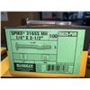 Image 3 : DeWalt Spike 316SS 1/4x1/2" 100 Pc