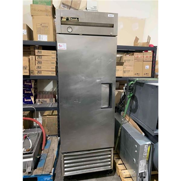 True Model T-23F Single Door Stainless Commercial Stand up Freezer-UNTESTED SOLD AS IS
