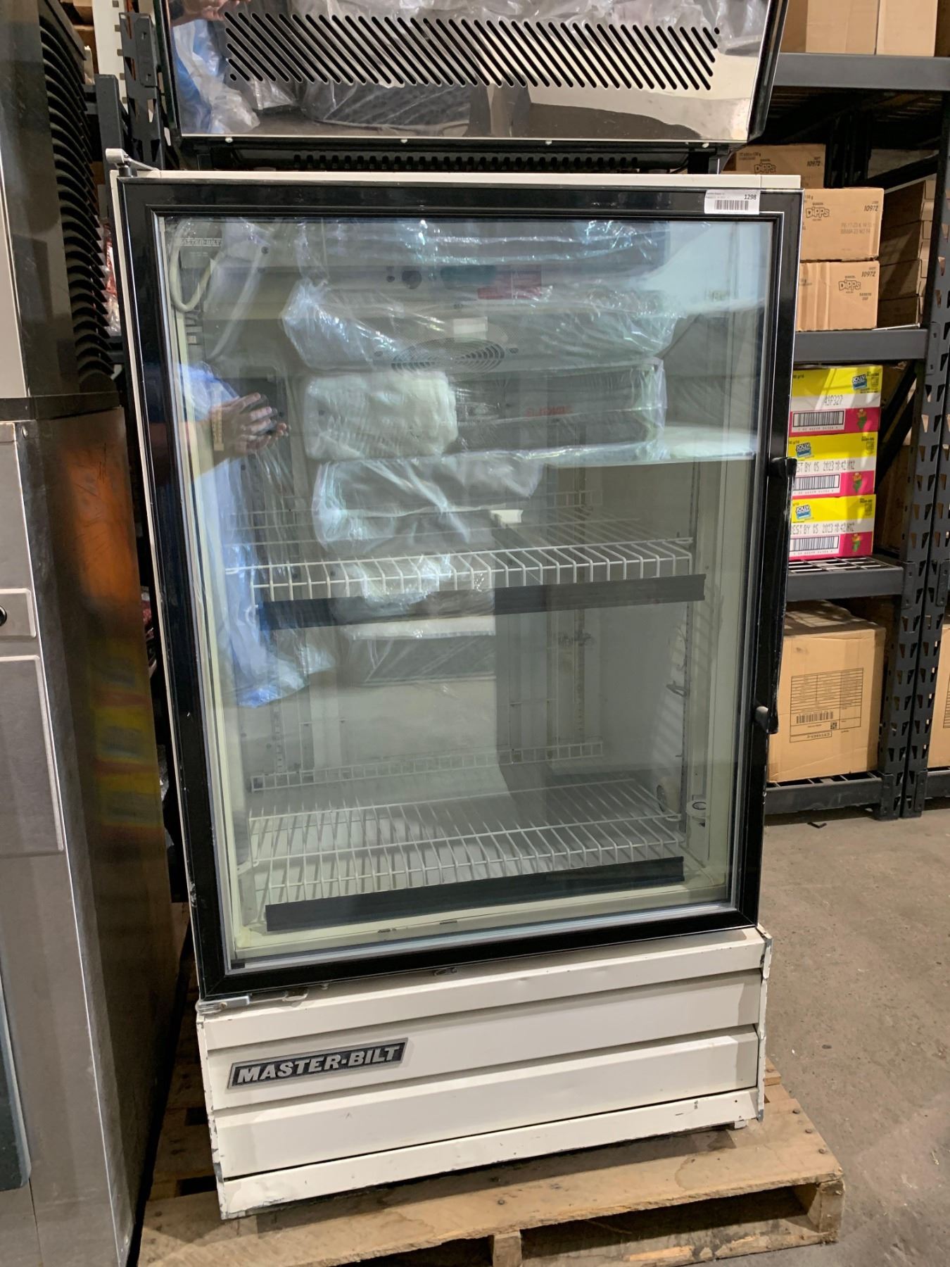 Display Fridge Rvt Master-Built Commercial Single Glass Door Display Refrigerator