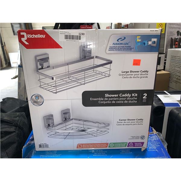 Richeileu 2 Pack Shower Caddy Set