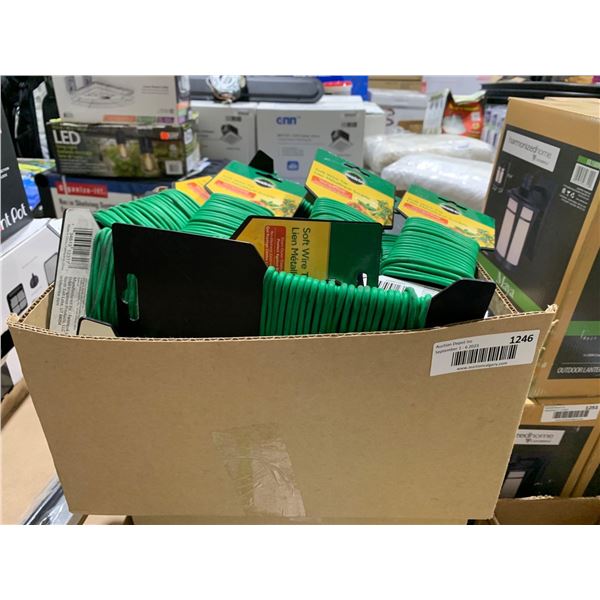 Box Lot of 19 x 20' Soft Wire Garden Tie