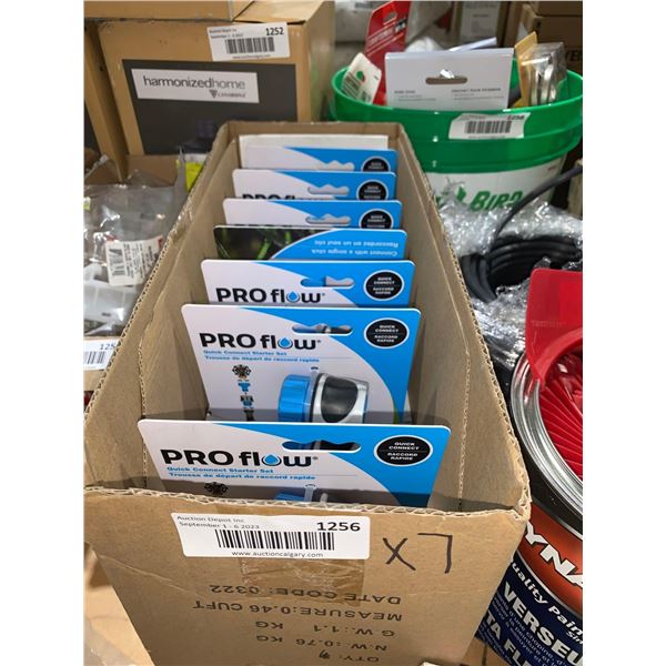 Lot of 7 Pro Flow Quick Connect Garden hose Attachments