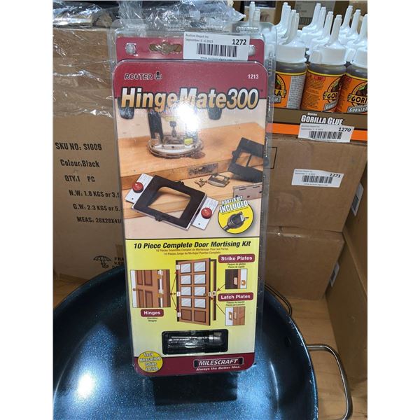 Router HingeMate 300 10pc Complete Door Mortising Kit