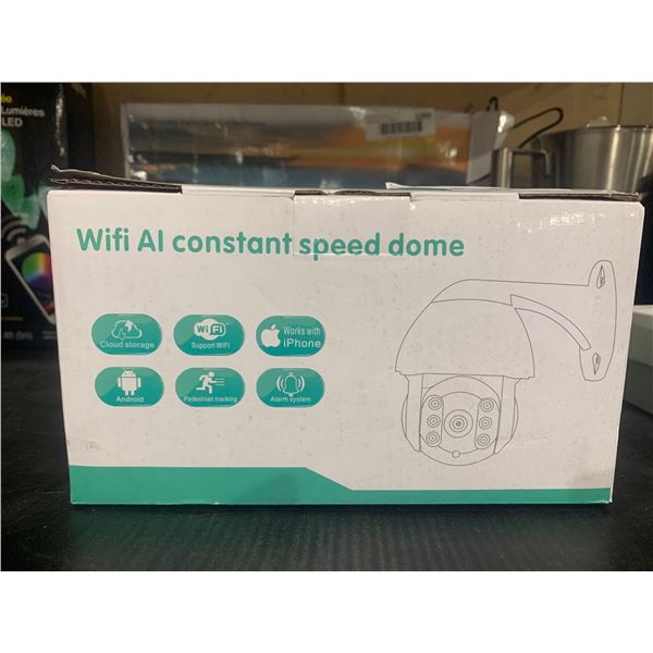 Wifi AI Constant Speed Dome Security Camera