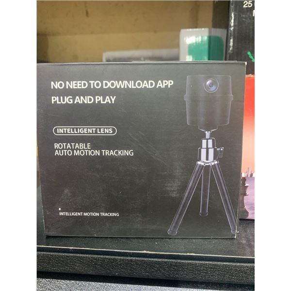 Rotatable Auto Motion Tracking Camera on Tripod