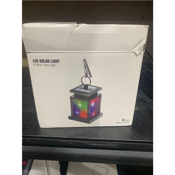 LED Solar Light RGB & Warm Light