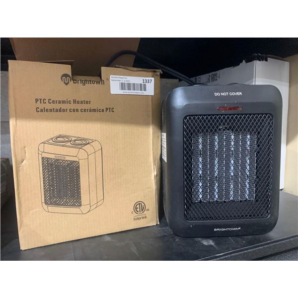 Electric Heater Personal Size, with weight activated kill switch