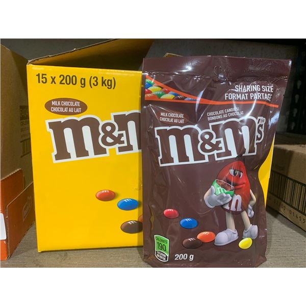 M&M Chocolaty Candies 15x200g