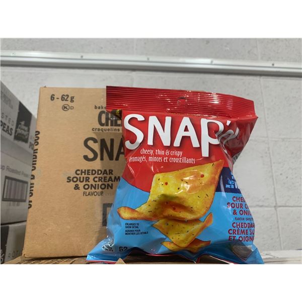 Cheese-It Snap's Cheddar, Sour Cream & Onion Crisps 6x62g