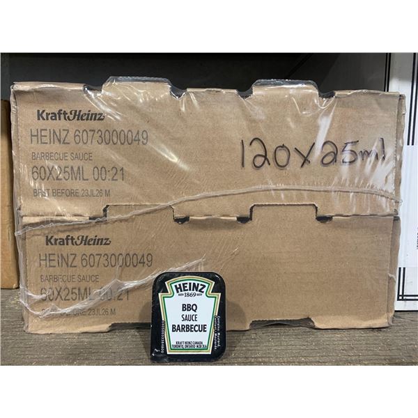 Kraft Heinz BBQ Sauce (120 x 25ml)