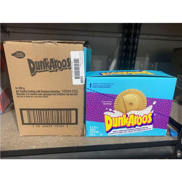 Dunkaroos Vanilla Cookies with Rainbow Sprinkles Frosting (6- 6 x 42g)