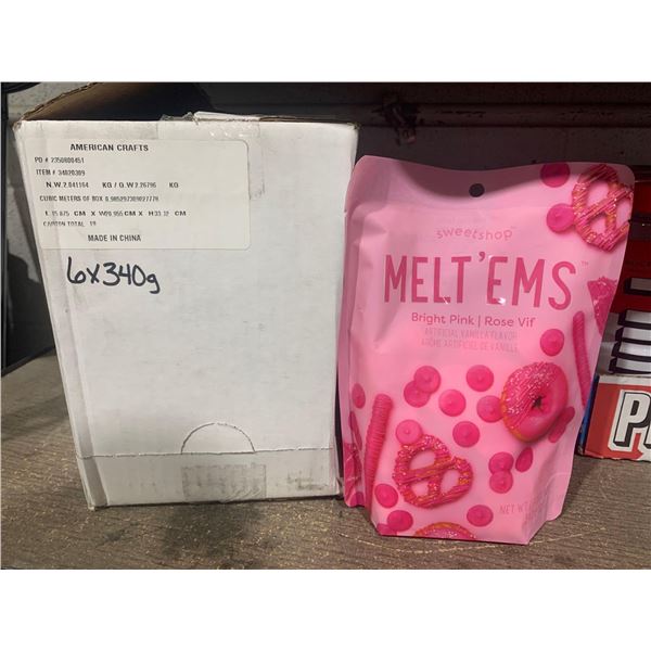 Sweetshop Melt'ems - Bright Pink 6x340g