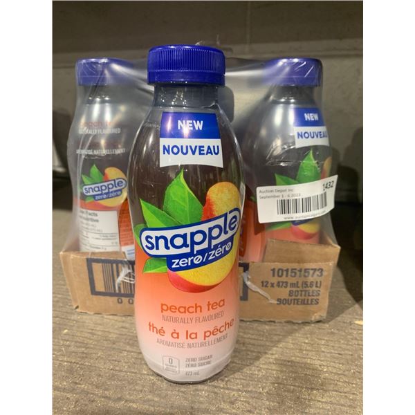 Snapple Peach Iced Teay Drink 12x437ml