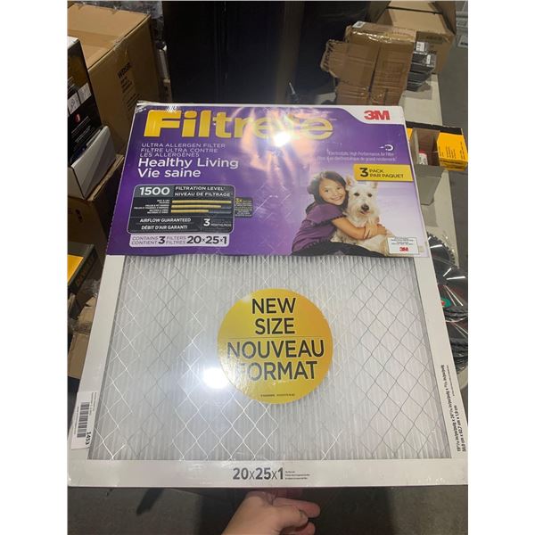 Filtrete 3 Pack 20x25x1" Furnace Filters
