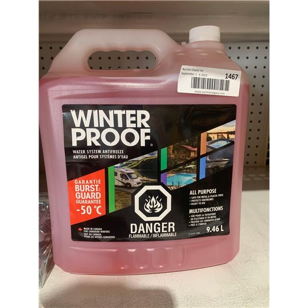 Winter Proof RV Water System Antifreeze