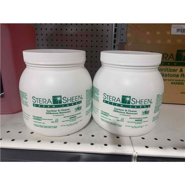 Stera Sheen Sanitizer & Cleaner 4x4Lbs